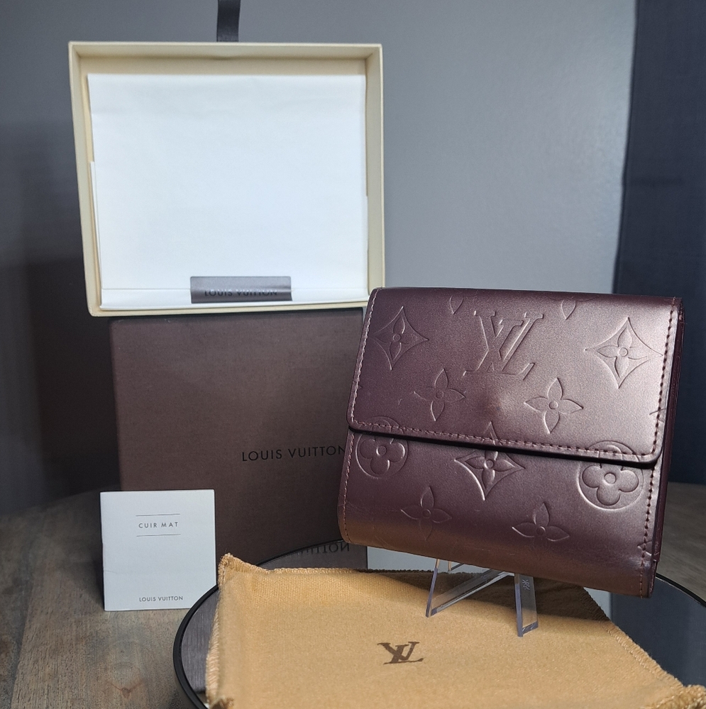 Louis Vuitton Monogram Vernis Mat Ludlow Wallet